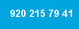 920 215 79 41 920 215 79 41